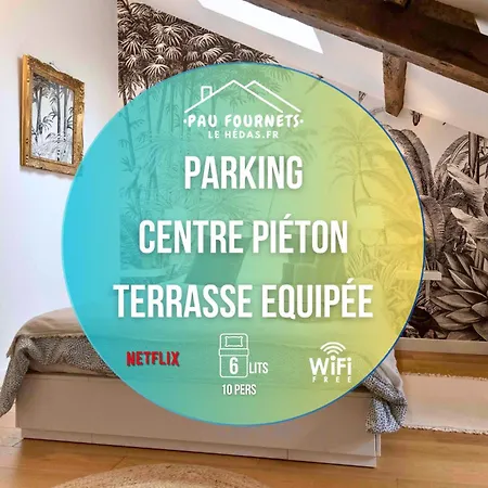 Maison Et Attenant Pour 10 Personnes Avec Terrasse, Cour Et Parking Villa